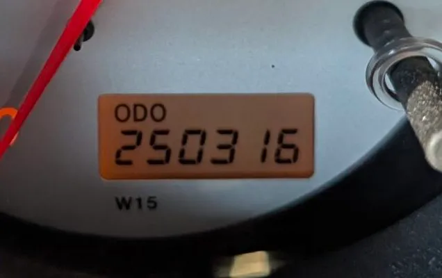 MR-S オイル交換、オイルフィルター交換 250,316km 2025/09/06